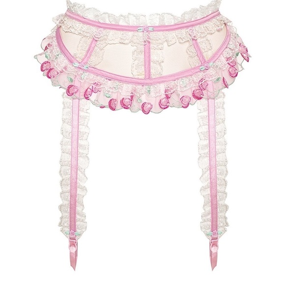 NWT FOR LOVE & LEMONS Sweet Cherries Garter size  Small - Picture 6 of 8